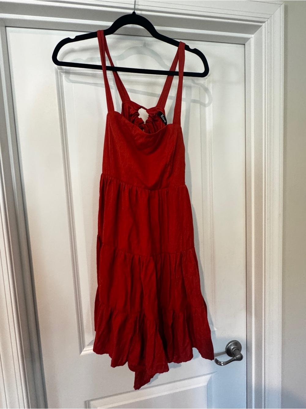 Burnt Orange Tiered Sundress